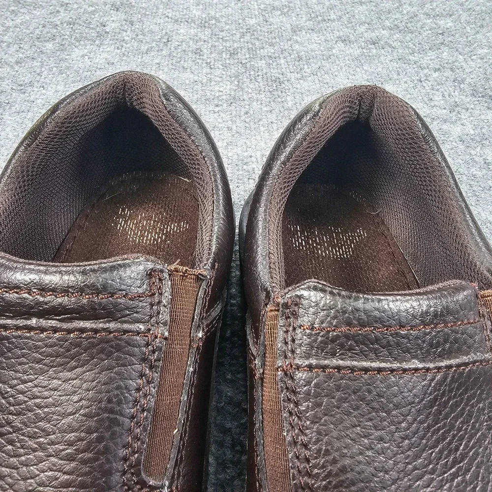 Dr. Martens Utah Brown Leather Slip On Loafers Men's 9 AirWair Lug‎ Sole Shoes